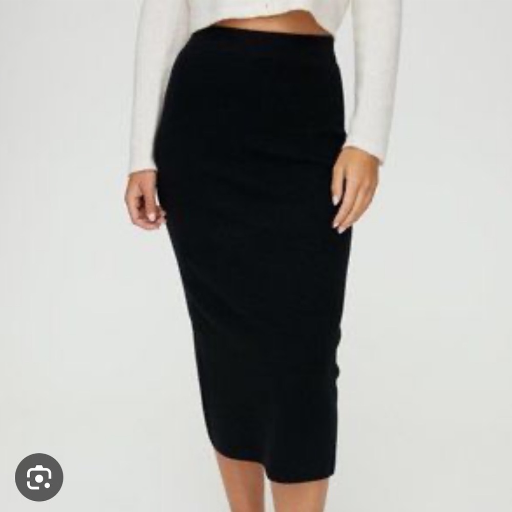 Group by babaton johan wool pencil skirt